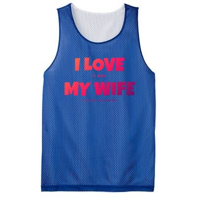 I Love It When My Wife Lets Me Go Fishing Funny DadS Saying Cute Gift Mesh Reversible Basketball Jersey Tank