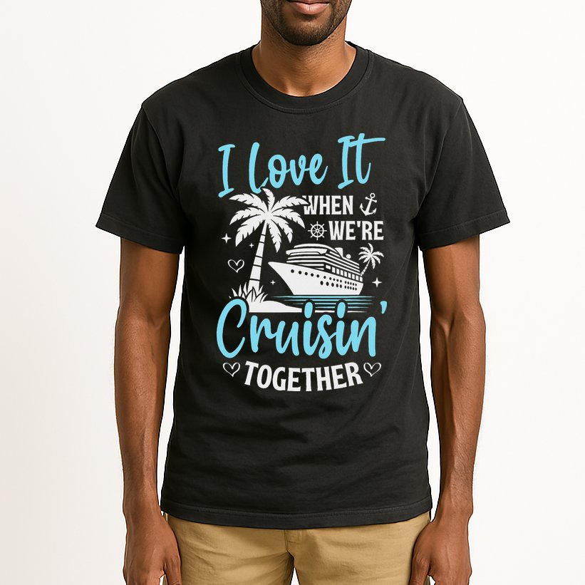 I Love It When We're Cruising Together Cruise Couples Family Tall T-Shirt