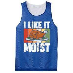 I Like It Moist Thanksgiving Costume Turkey Day Leg Day Gift Mesh Reversible Basketball Jersey Tank