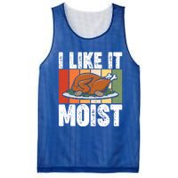 I Like It Moist Thanksgiving Costume Turkey Day Leg Day Gift Mesh Reversible Basketball Jersey Tank