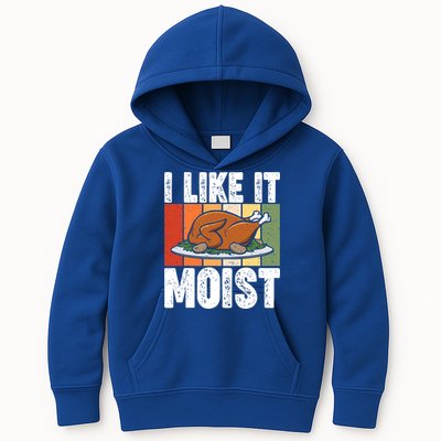 I Like It Moist Thanksgiving Costume Turkey Day Leg Day Gift Kids Hoodie