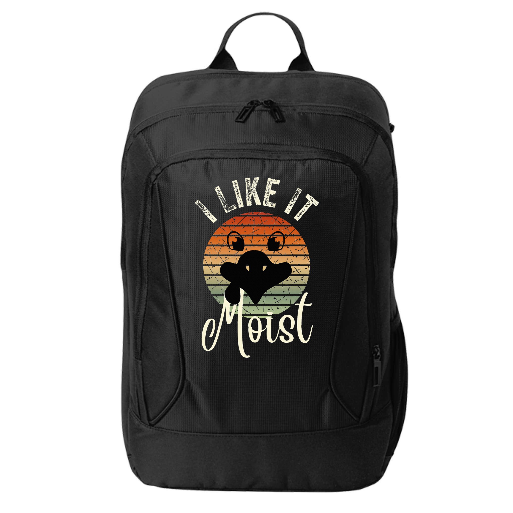 I Like It Moist Funny Thanksgiving Turkey Day Family Dinne City Backpack