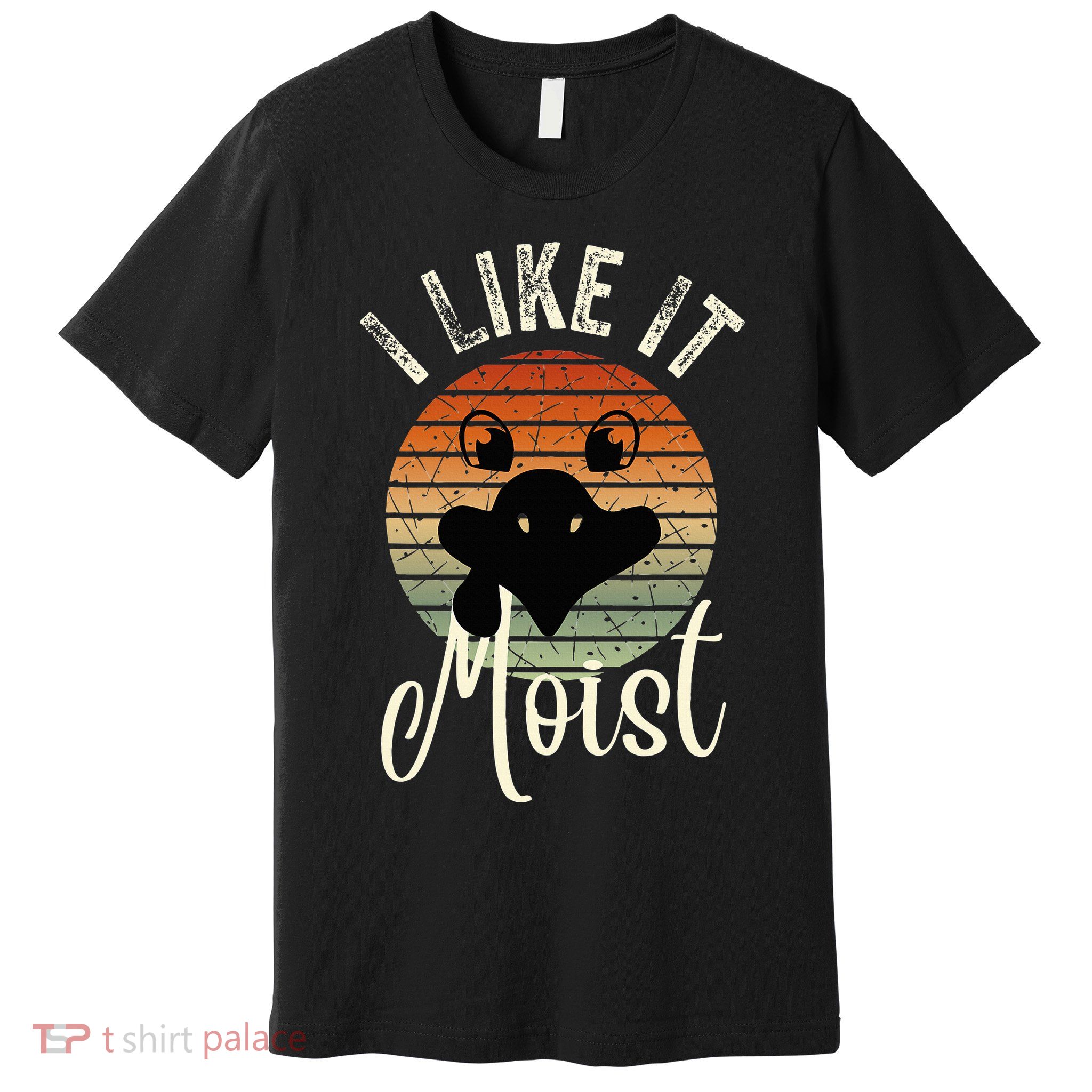 I Like It Moist Funny Thanksgiving Turkey Day Family Dinne Premium T-Shirt