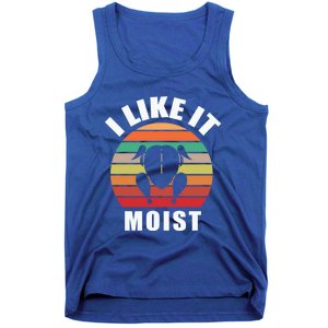 I Like It Moist Thanksgiving Costume Turkey Day Funny Retro Gift Tank Top