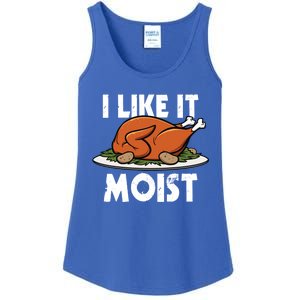 I Like It Moist Thanksgiving Turkey Funny Thanksgiving Gift Ladies Essential Tank