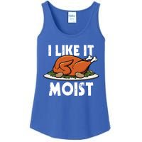 I Like It Moist Thanksgiving Turkey Funny Thanksgiving Gift Ladies Essential Tank