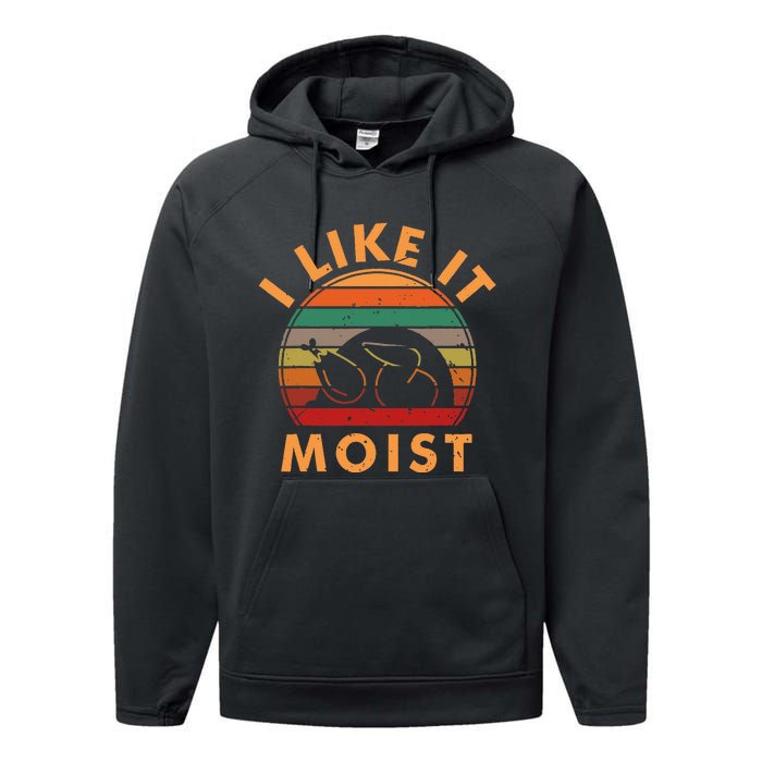 I LIKE IT MOIST Thanksgiving Costume Turkey Leg Day Performance Fleece Hoodie