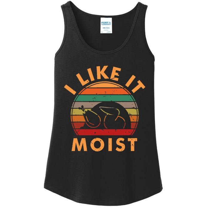 I LIKE IT MOIST Thanksgiving Costume Turkey Leg Day Ladies Essential Tank