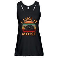 I LIKE IT MOIST Thanksgiving Costume Turkey Leg Day Ladies Essential Flowy Tank