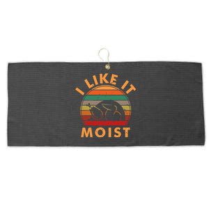 I LIKE IT MOIST Thanksgiving Costume Turkey Leg Day Large Microfiber Waffle Golf Towel