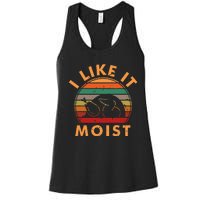 I LIKE IT MOIST Thanksgiving Costume Turkey Leg Day Women's Racerback Tank