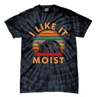 I LIKE IT MOIST Thanksgiving Costume Turkey Leg Day Tie-Dye T-Shirt