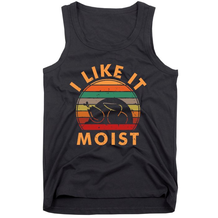 I LIKE IT MOIST Thanksgiving Costume Turkey Leg Day Tank Top