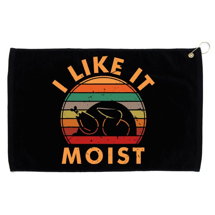 I LIKE IT MOIST Thanksgiving Costume Turkey Leg Day Grommeted Golf Towel