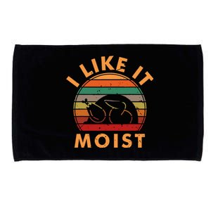 I LIKE IT MOIST Thanksgiving Costume Turkey Leg Day Microfiber Hand Towel