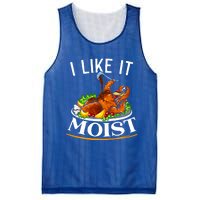 I Like It Moist Turkey Thanksgiving Meaningful Gift Mesh Reversible Basketball Jersey Tank