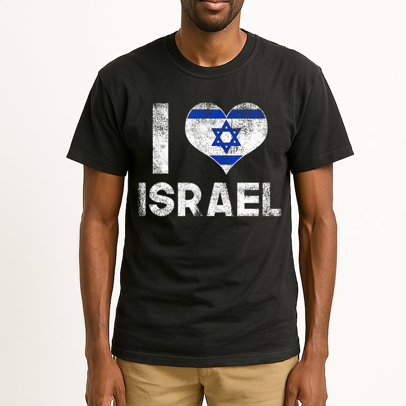 I Love Israel Tall T-Shirt