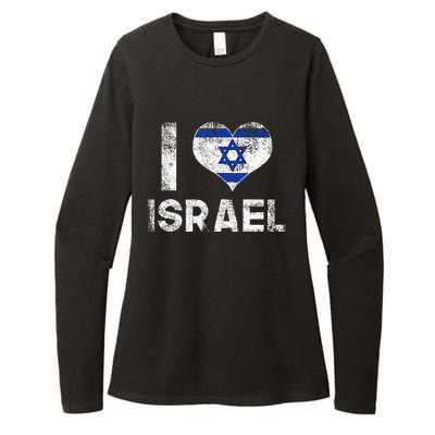 I Love Israel Womens CVC Long Sleeve Shirt