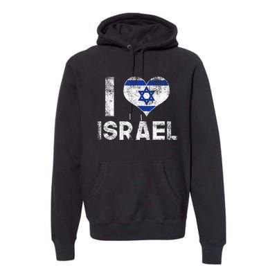 I Love Israel Premium Hoodie