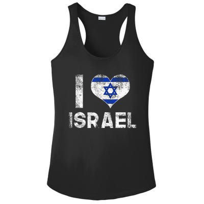 I Love Israel Ladies PosiCharge Competitor Racerback Tank