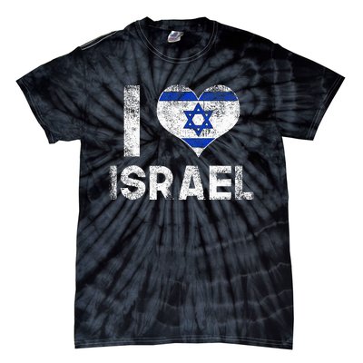 I Love Israel Tie-Dye T-Shirt