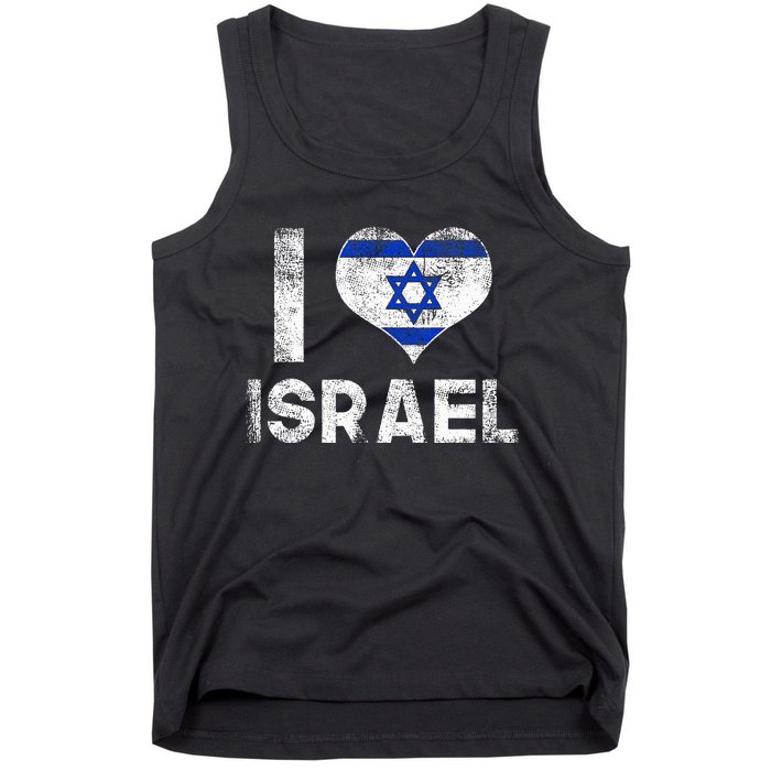 I Love Israel Tank Top