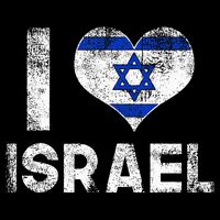 I Love Israel Women's V-Neck T-Shirt