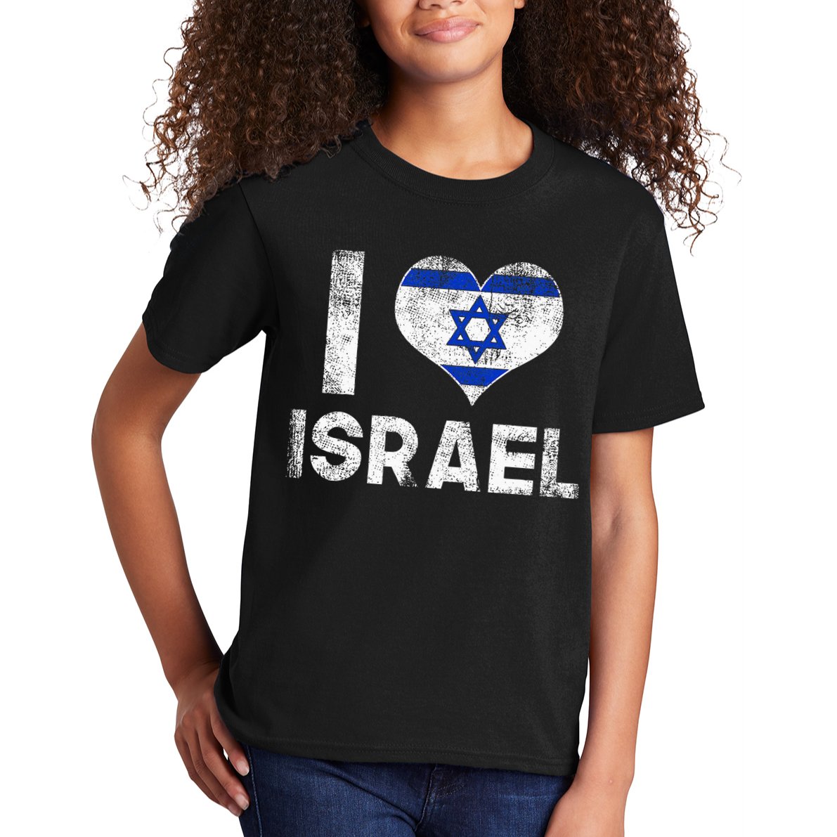 I Love Israel Kids T-Shirt