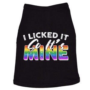 I Licked It So Its Mine Lgbt Doggie Tank