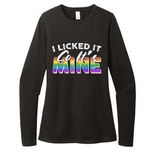 I Licked It So Its Mine Lgbt Womens CVC Long Sleeve Shirt