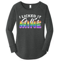 I Licked It So Its Mine Lgbt Women's Perfect Tri Tunic Long Sleeve Shirt