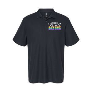 I Licked It So Its Mine Lgbt Softstyle Adult Sport Polo