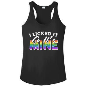 I Licked It So Its Mine Lgbt Ladies PosiCharge Competitor Racerback Tank