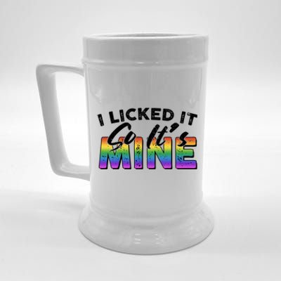 I Licked It So Its Mine Lgbt Beer Stein