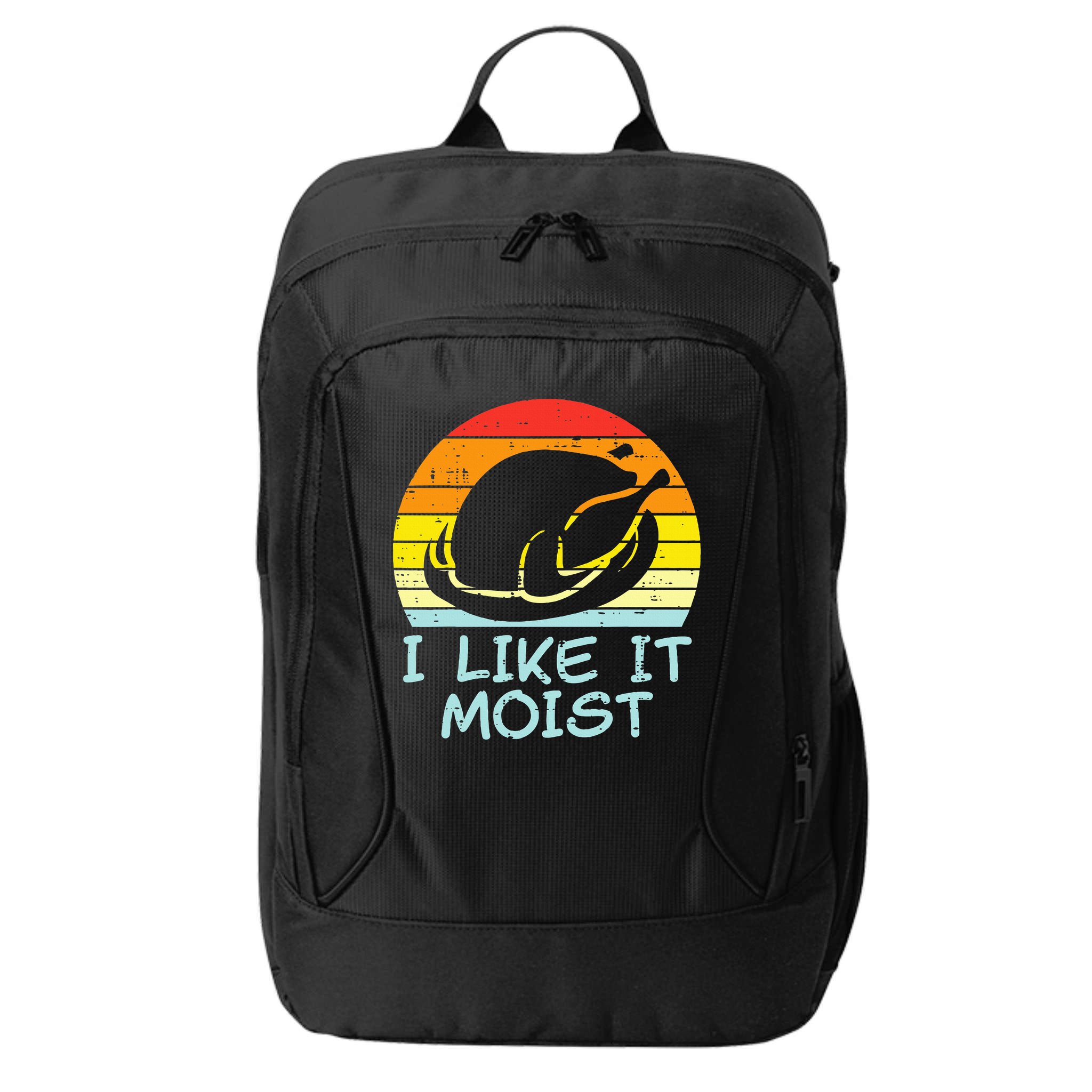 I Like It Moist Turkey Retro Funny Thanksgiving City Backpack