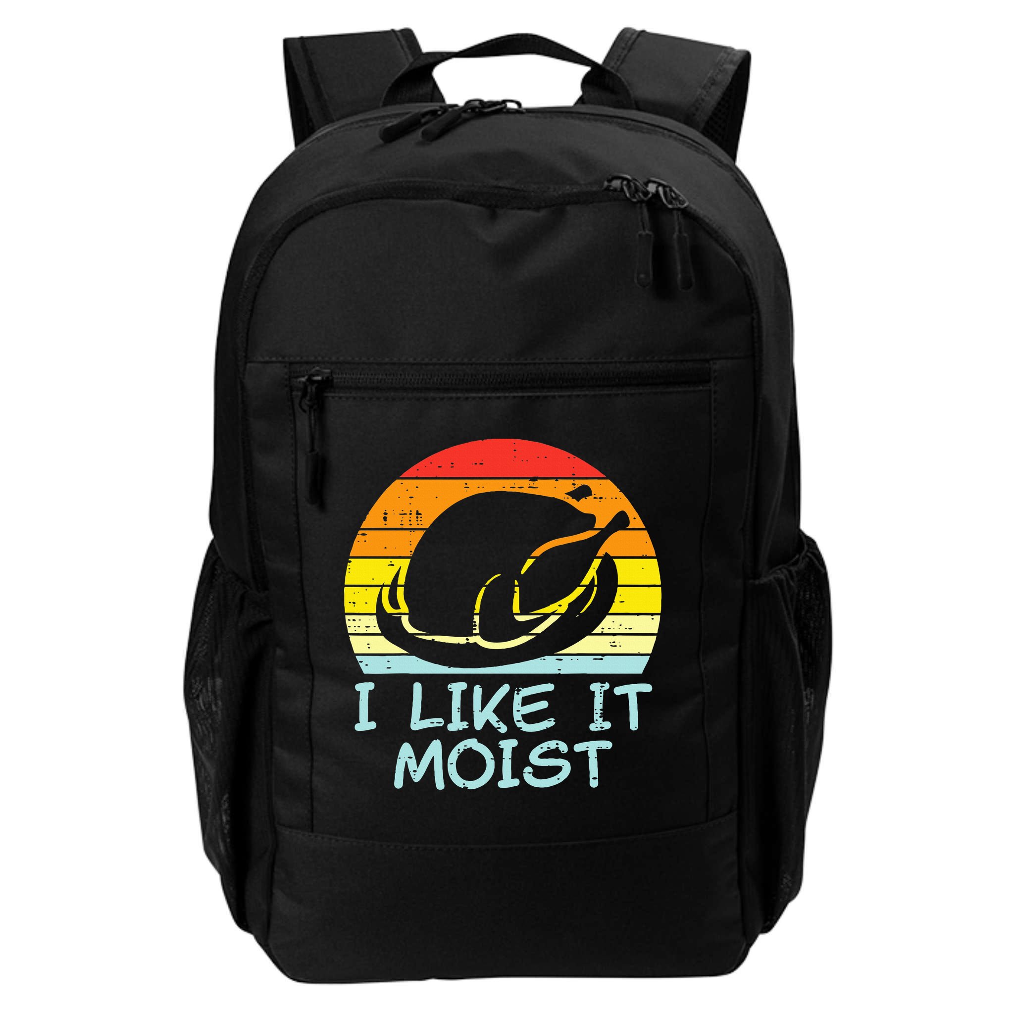 I Like It Moist Turkey Retro Funny Thanksgiving Backpack