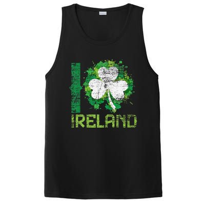 I Love Ireland Saint Patrick's Day PosiCharge Competitor Tank