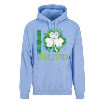 I Love Ireland Saint Patrick's Day Unisex Surf Hoodie