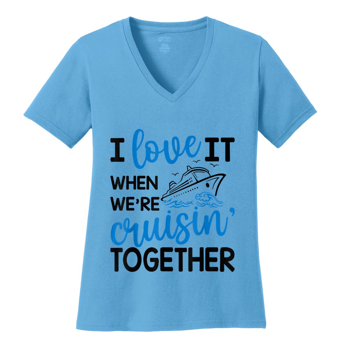 I Love It When Were Cruisin Together Meaningful Gift Women's V-Neck T-Shirt