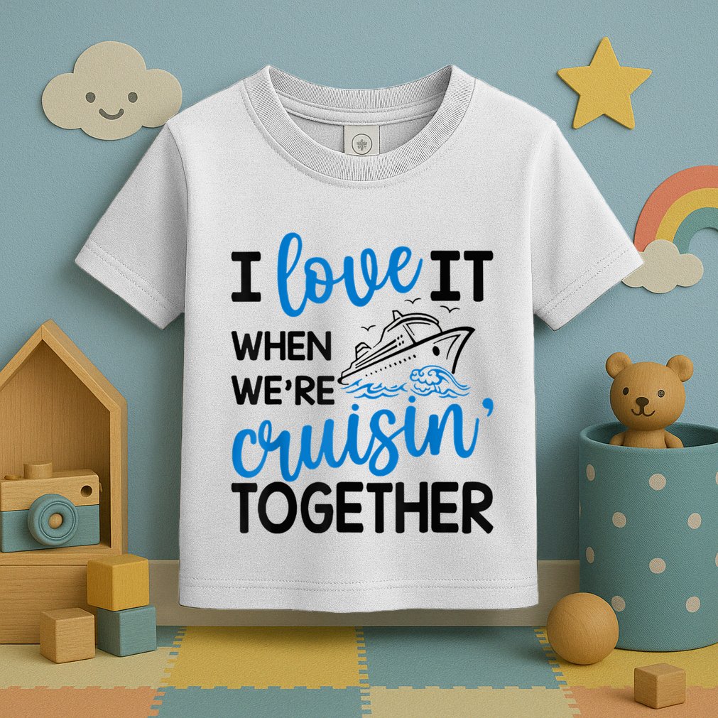 I Love It When Were Cruisin Together Meaningful Gift Toddler T-Shirt