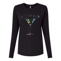 I Like It Dirty Funny Dirty Martini Glass Women Gifts Womens Cotton Relaxed Long Sleeve T-Shirt