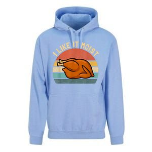 I Like It Moist Thanksgiving Costume Turkey Unisex Surf Hoodie