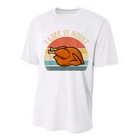 I Like It Moist Thanksgiving Costume Turkey Performance Sprint T-Shirt