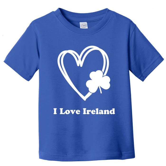 I Love Ireland Irish Shamrock St Patrick's Day Travel Great Gift Toddler T-Shirt