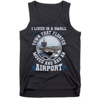 I Lived In A Small Town That Floated U.S Aircraft Carrier Premium Tank Top