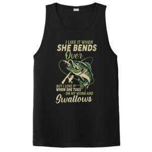 I Like It When She Bends Over Fishing Gifts Father's Day PosiCharge Competitor Tank