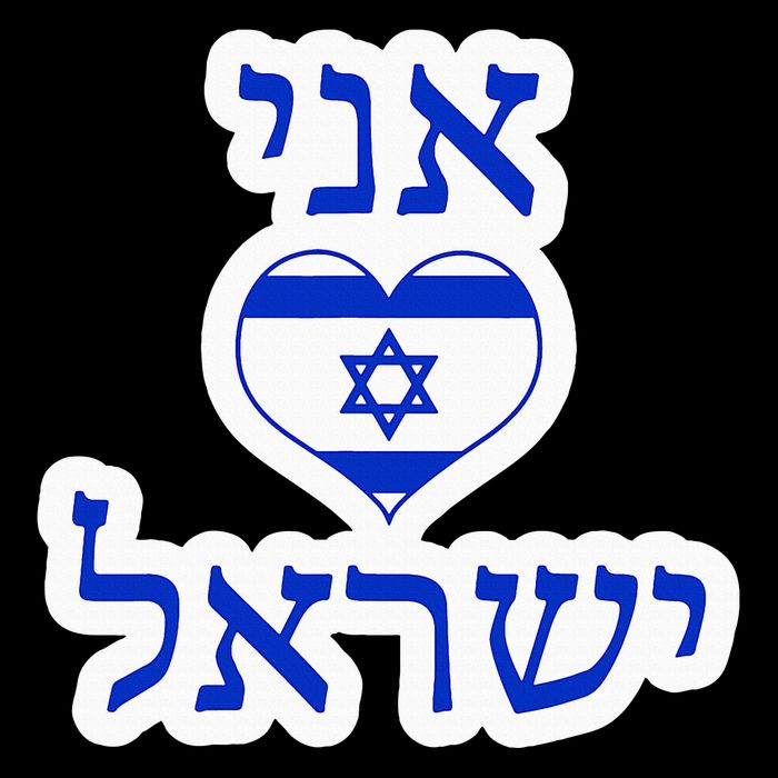 I Love Israel In Hebrew Impact Tech Backpack