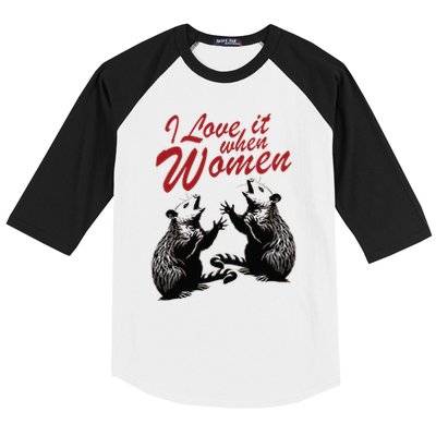 I Love It When Women Baseball Sleeve Shirt