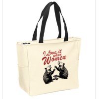 I Love It When Women Zip Tote Bag