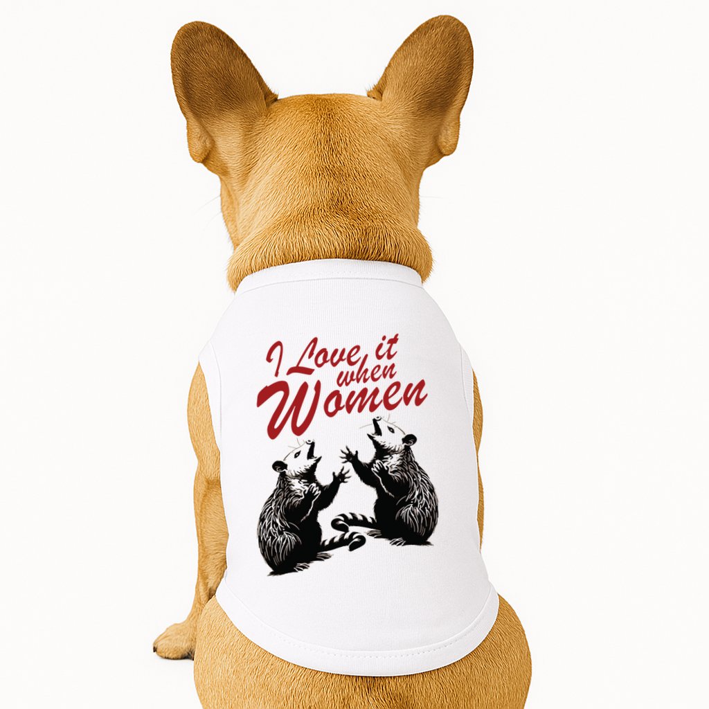 I Love It When Women Doggie Tank